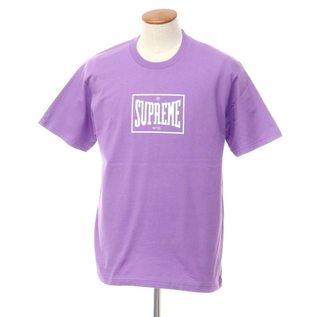 シュプリーム Supreme 2023年秋冬 Warm Up Tee プリント 半袖Ｔシャツ パープル【サイズM】【メンズ】付属品なし