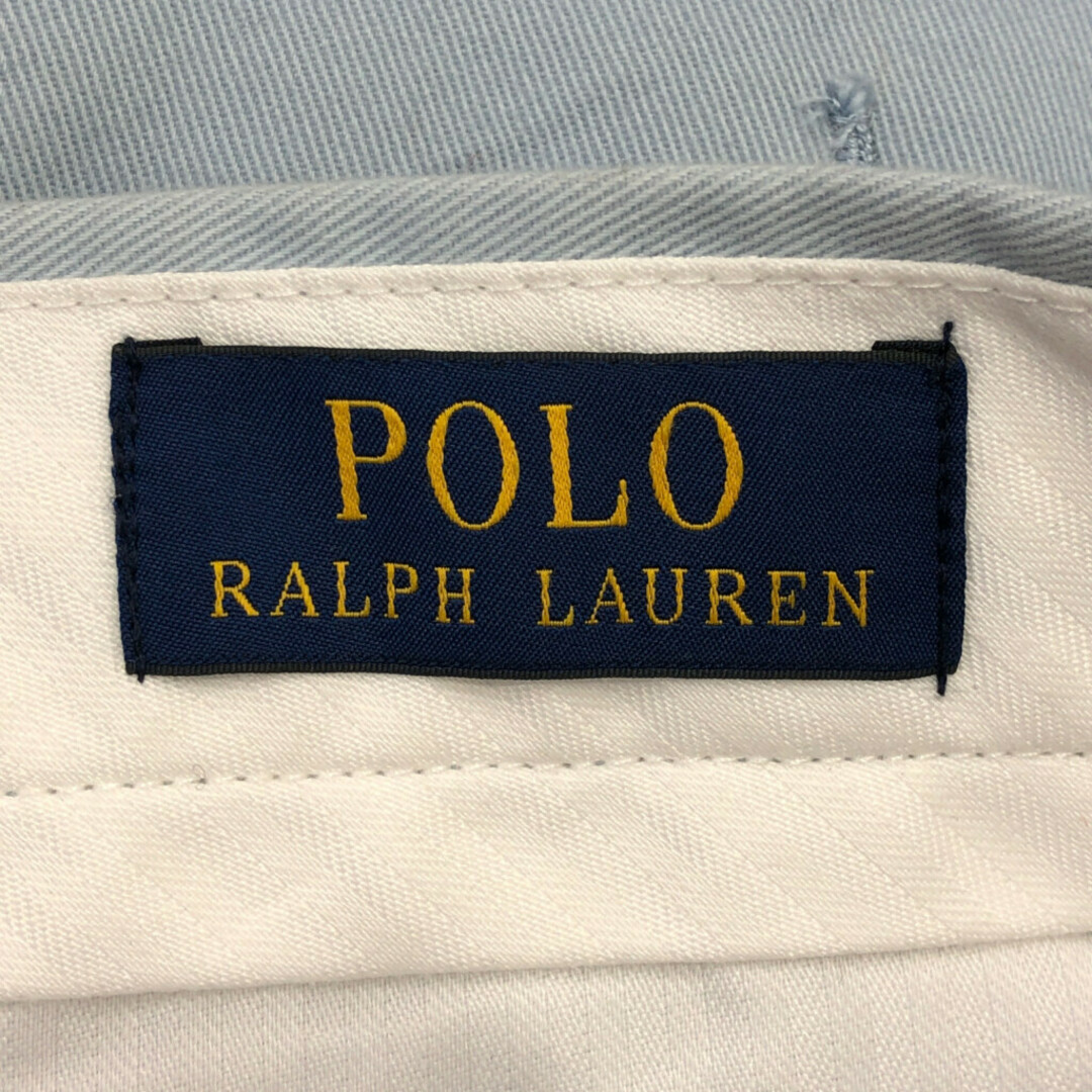 POLO RALPH LAUREN(ポロラルフローレン)のPolo by Ralph Lauren ポロ ラルフローレン ストレート チノ パンツ ブルー (メンズ 32/34) 中古 古着 P1312 メンズのパンツ(その他)の商品写真