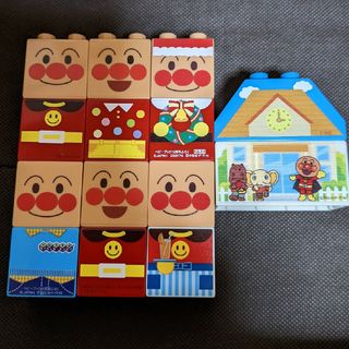 アンパンマン(アンパンマン)の☆中古品　アンパンマン　ブロックセット(積み木/ブロック)