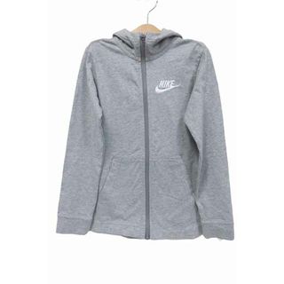 ナイキ(NIKE)の【中古】NIKE ナイキ  子供服 キッズ トップス パーカー グレー 男の子 女の子 Mサイズ(その他)