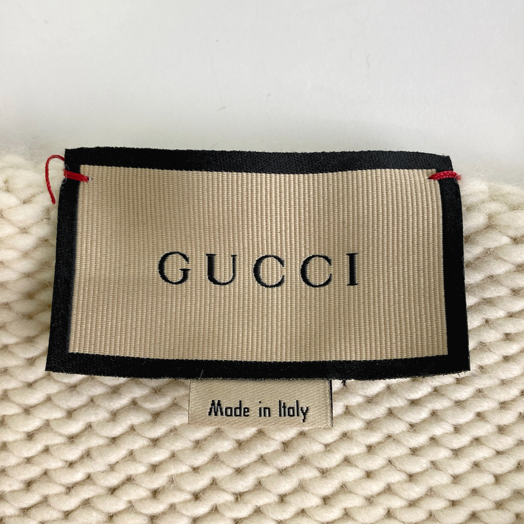 Gucci(グッチ)のグッチ レザー ディテール セーター メンズ 【中古】 メンズのトップス(ニット/セーター)の商品写真