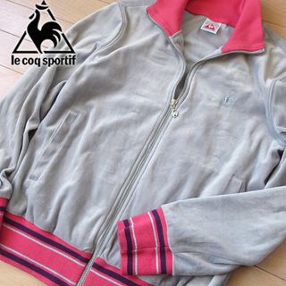 ルコックスポルティフ(le coq sportif)の美品 L ルコックスポルティフ レディース ベロアジャージ ジャケット(その他)