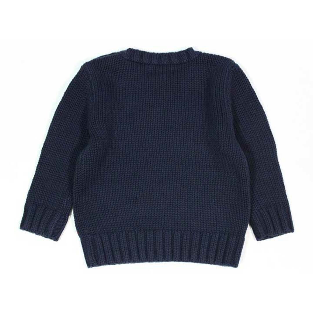 Ralph Lauren(ラルフローレン)の【秋冬物 新入荷!】新品 未使用品☆ラルフローレン/Ralph Lauren☆80cm セーター/ニット 紺 子供服 キッズ kids ベビー服 baby 男の子 秋冬 701132 キッズ/ベビー/マタニティのベビー服(~85cm)(ニット/セーター)の商品写真