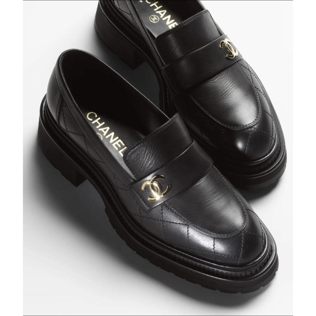 CHANEL CCターンロックローファー36 トップ - 靴 CHANEL CCターンロックローファー36 トップ - 靴