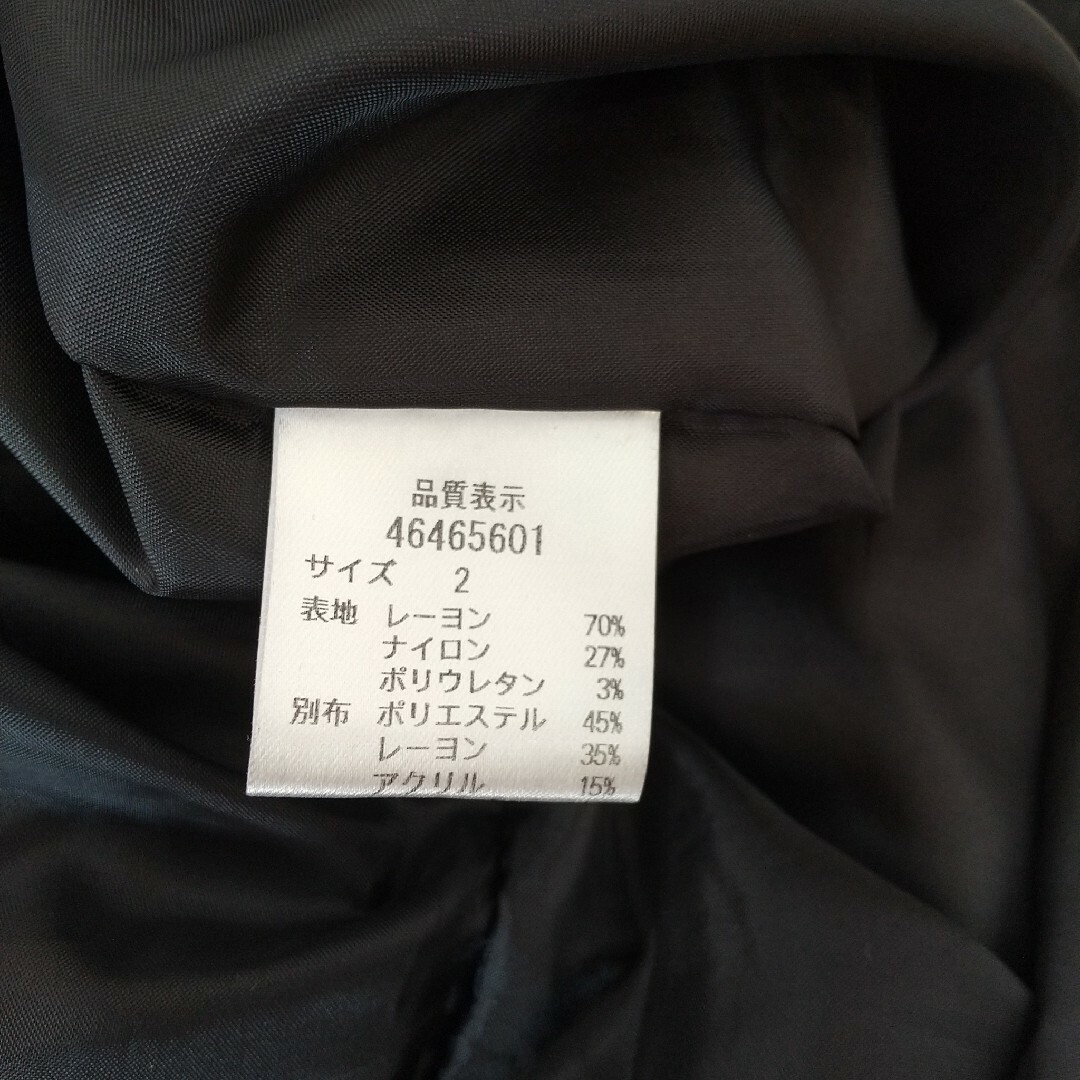 INED(イネド)のタートルネック ニット 黒 イネド INED 半袖9号 レディースのトップス(ニット/セーター)の商品写真
