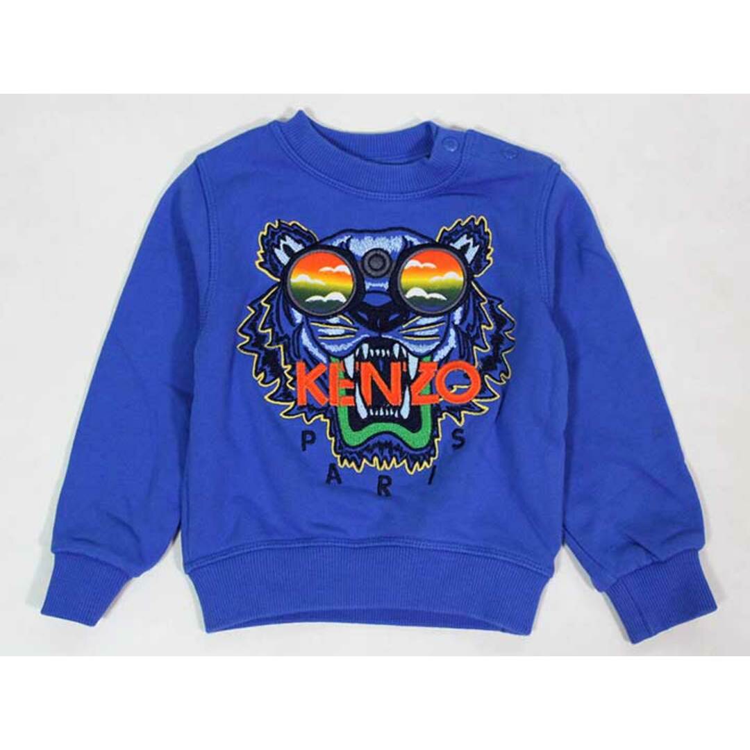 KENZO(ケンゾー)の【秋冬物 新入荷!】☆ケンゾーキッズ/KENZOkids☆86cm トレーナー/スウェット 青 【中古】子供服 キッズ kids ベビー服 baby 男の子 春秋冬 301132 キッズ/ベビー/マタニティのベビー服(~85cm)(トレーナー)の商品写真