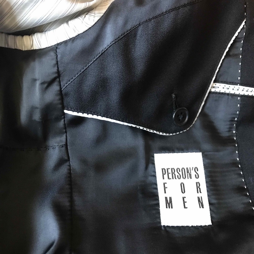 PERSON'S(パーソンズ)のperson'sリクルートスーツメンズ青山パーソンズ上下セット就活ブラック メンズのスーツ(セットアップ)の商品写真