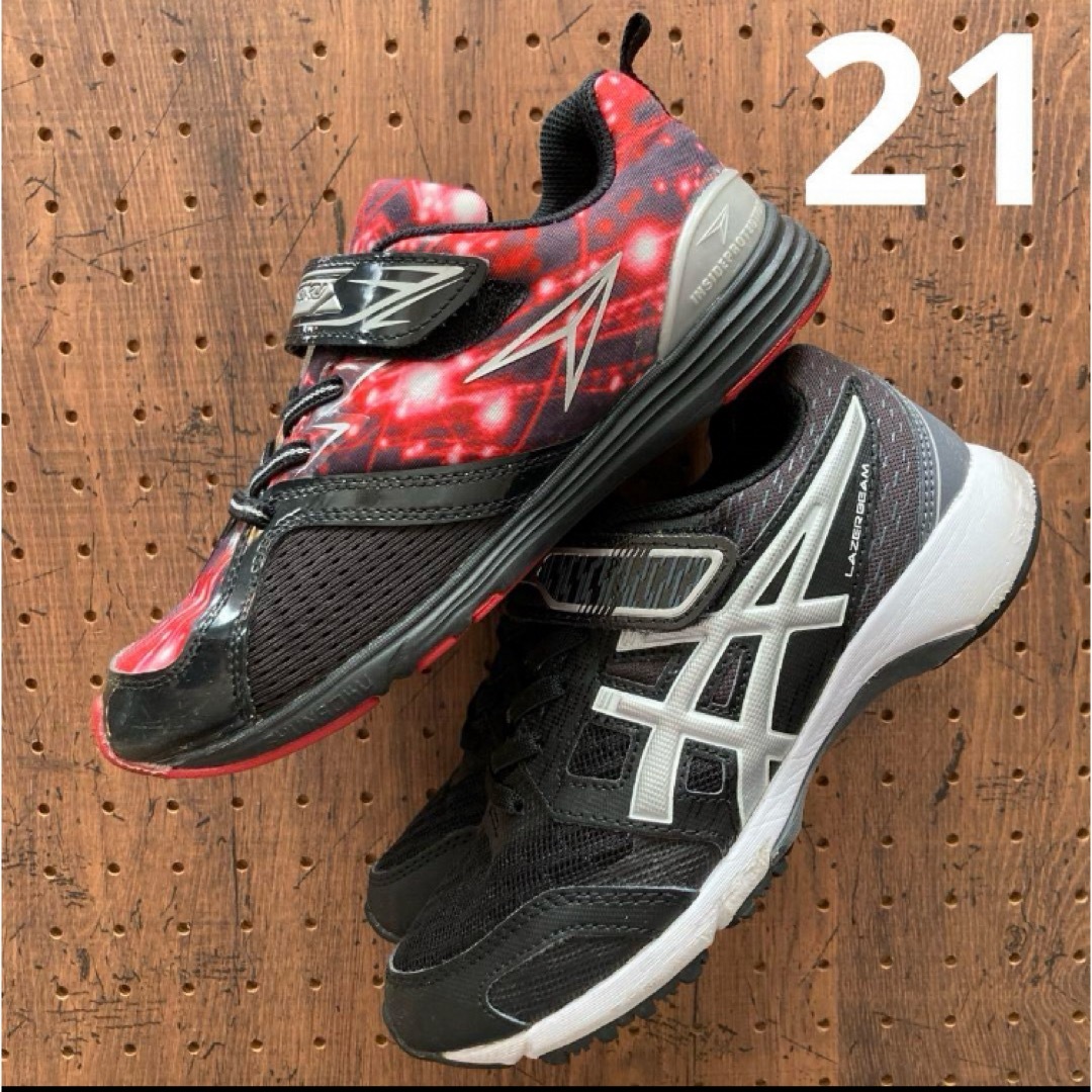 asics(アシックス)のASICS & SYUNSOKU スニーカー 21cm キッズ/ベビー/マタニティのキッズ靴/シューズ(15cm~)(スニーカー)の商品写真