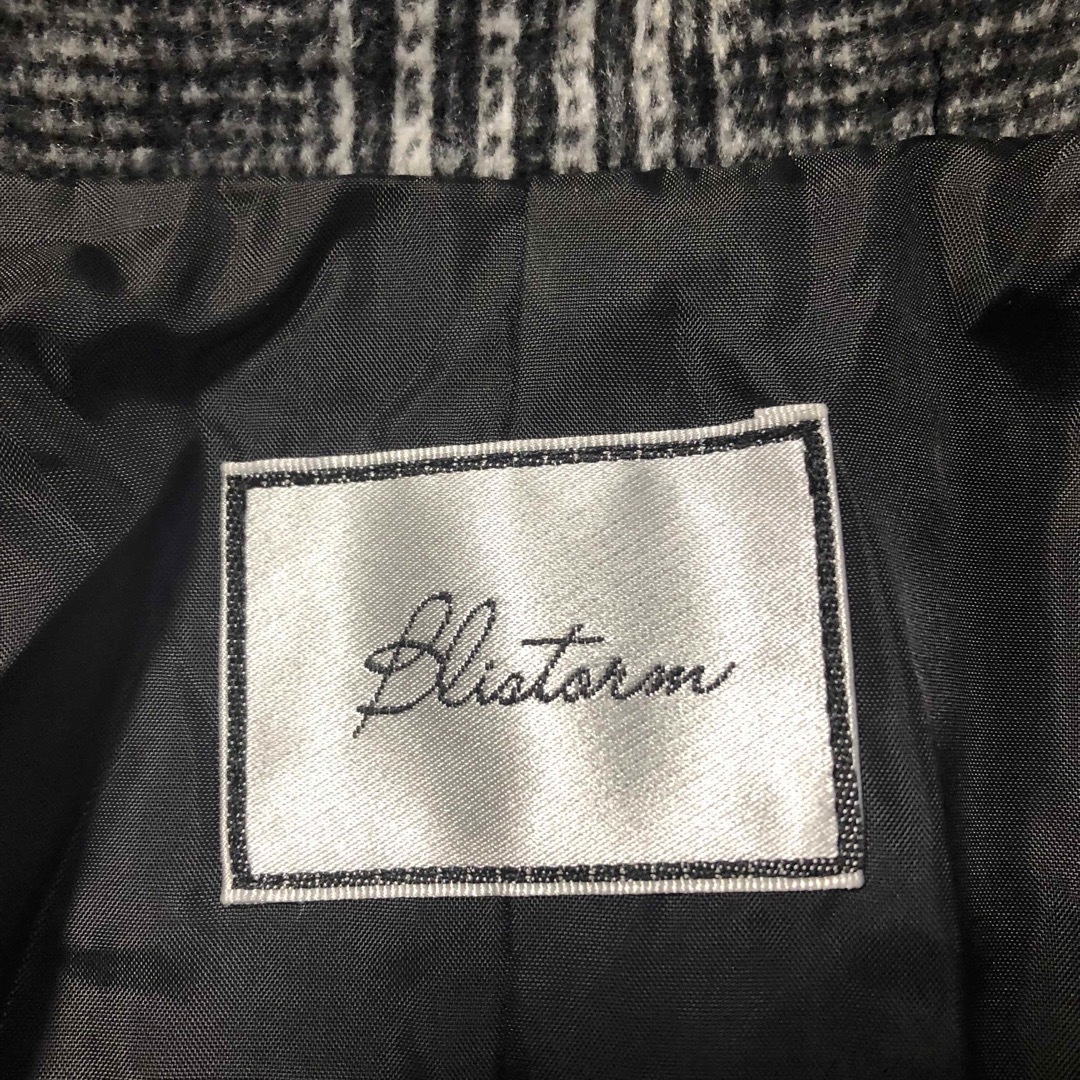 【美品】Blistorm ブリストーム❗️チェスターコート　ロングコート　Ｌ レディースのジャケット/アウター(チェスターコート)の商品写真