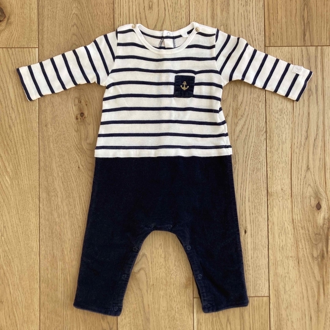 PETIT BATEAU(プチバトー)のkuuuuumi様専用⭐︎プチバトー   ロンパース　6m / 67 センチ キッズ/ベビー/マタニティのベビー服(~85cm)(ロンパース)の商品写真