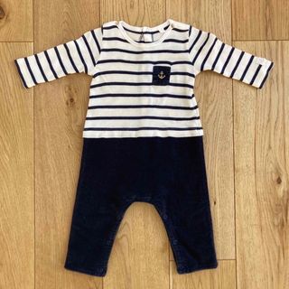 プチバトー(PETIT BATEAU)のkuuuuumi様専用⭐︎プチバトー   ロンパース　6m / 67 センチ(ロンパース)