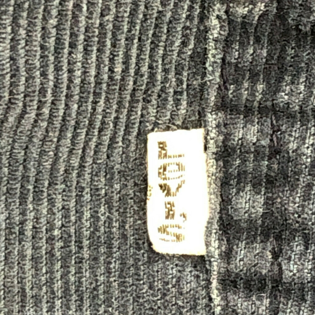 Levi's(リーバイス)の80年代 カナダ製 Levi's リーバイス コーデュロイ ストレート パンツ アメカジ ネイビー (メンズ 34/34) 中古 古着 P1421 メンズのパンツ(その他)の商品写真