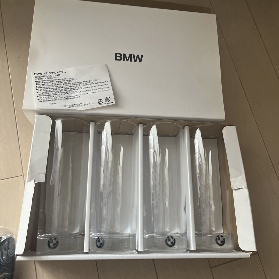 BMW(ビーエムダブリュー)のBMW オリジナルグラス４個 エンタメ/ホビーのコレクション(ノベルティグッズ)の商品写真