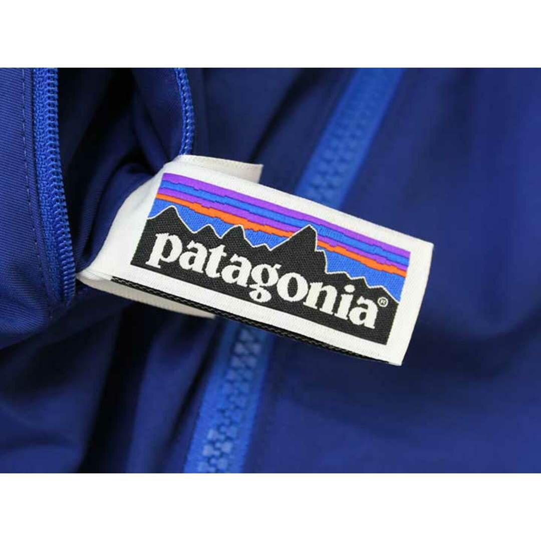 patagonia(パタゴニア)の◇パタゴニア/Patagonia◇80cm位 リバーシブルシエルドシンチラジャケット/ブルゾン/ジャンパー 青＆マルチカラー【中古】子供服 キッズ kids 女の子 秋 409032 キッズ/ベビー/マタニティのベビー服(~85cm)(ジャケット/コート)の商品写真