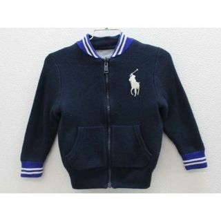 ラルフローレン(Ralph Lauren)の[ラルフローレン/Ralph Lauren]80cm位 リバーシブルニットブルゾン 紺＆グレー【中古】子供服 キッズ kids ベビー服 baby 男の子 秋冬 122122(ジャケット/コート)