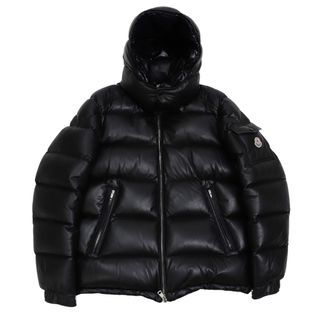 モンクレール(MONCLER)の美品 モンクレール 19年 DASSIN ラムスキン ダウンジャケット メンズ 黒 5 MONCLER(ダウンジャケット)