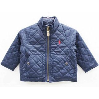 ラルフローレン(Ralph Lauren)の♪ラルフローレン/Ralph Lauren♪80cm キルティングブルゾン 濃紺【中古】子供服 キッズ kids ベビー服 baby 男の子女の子 秋冬 310122(ジャケット/コート)