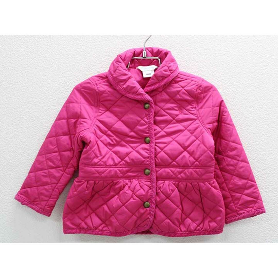 Ralph Lauren(ラルフローレン)の□ラルフローレン/Ralph Lauren□90cm キルティングジャンパー/ブルゾン ピンク【中古】子供服 キッズ kids ベビー服 baby 女の子 秋冬 039022 キッズ/ベビー/マタニティのベビー服(~85cm)(ジャケット/コート)の商品写真