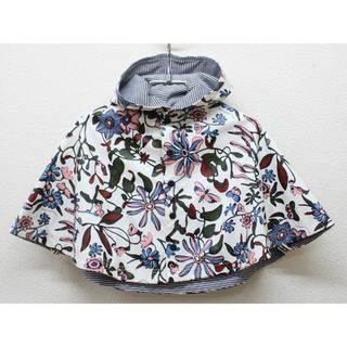 プチバトー(PETIT BATEAU)の新品・未使用品♪プチバトー/PETIT BATEAU♪80cm位 マントコート/ポンチョ/ケープ 白系 子供服 キッズ kids 女の子 春秋 409032(その他)