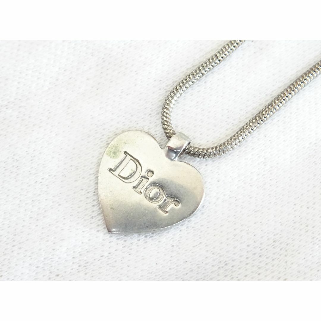 Christian Dior - K船002/ DIOR ロゴ ハート ネックレス Christian Dior - K船002/ DIOR ロゴ ハート ネックレス