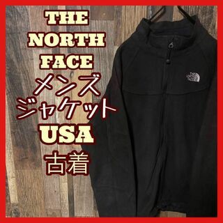 ザノースフェイス(THE NORTH FACE)のノースフェイス L メンズ ロゴ フリース USA古着 90s 長袖 ジャケット(その他)
