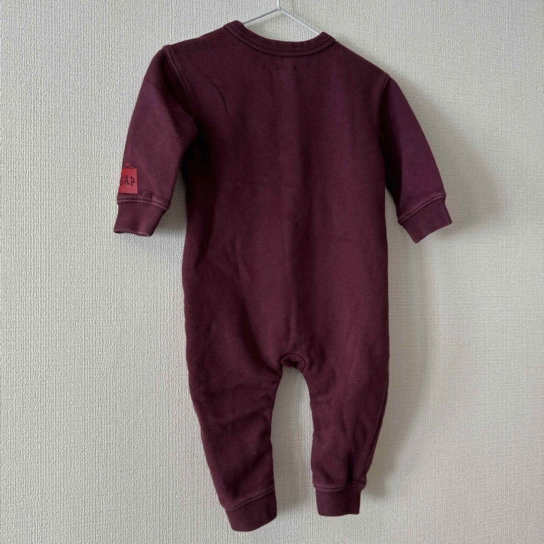 GAP(ギャップ)の美品GAP ELMO ビンテージ加工ロンパース12-18m キッズ/ベビー/マタニティのベビー服(~85cm)(ロンパース)の商品写真