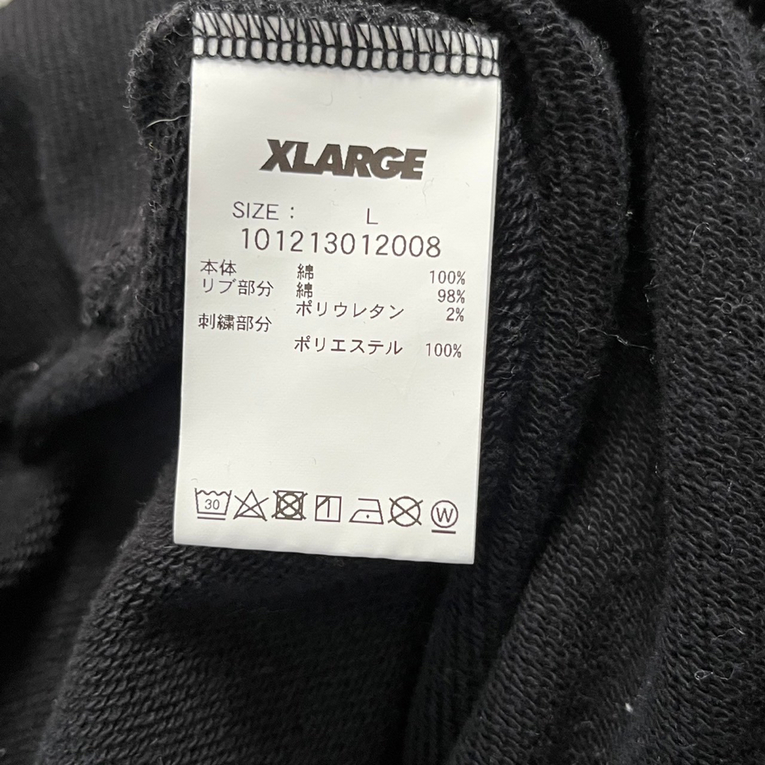 XLARGE - 【大人気モデル】XLARGE スウェットL パイル地ロゴ センター