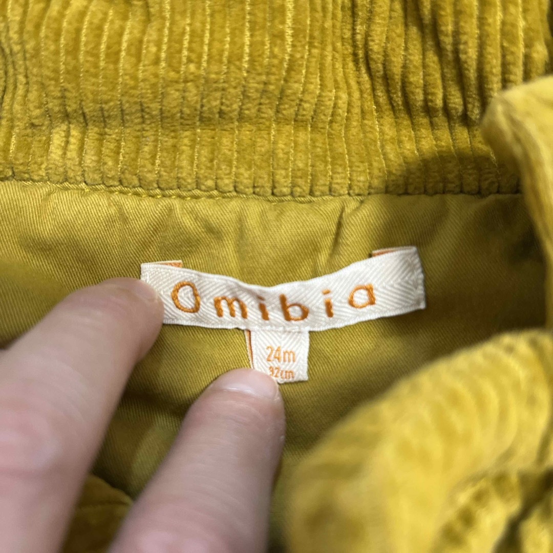 Omibia  コーデュロイコート　90  キッズコート　ベビーコート キッズ/ベビー/マタニティのキッズ服女の子用(90cm~)(コート)の商品写真