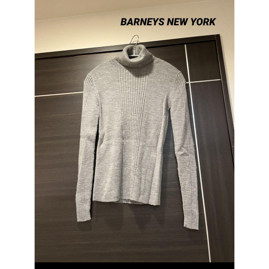 BARNEYS NEW YORK(バーニーズニューヨーク)のバーニーズニューヨーク　グレータートルネック レディースのトップス(ニット/セーター)の商品写真