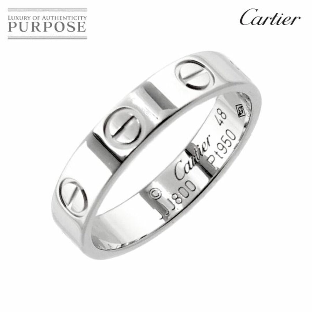 カルティエ Cartier ミニラブ #48 リング Pt プラチナ 指輪【証明書付き】 VLP 90212522のサムネイル