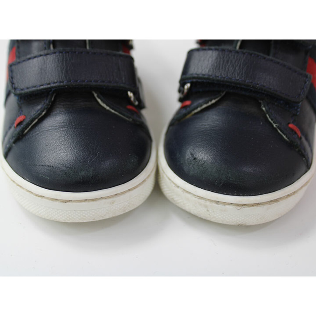 Gucci(グッチ)の【新入荷!】■グッチ/GUCCI■13.3cm シューズ/スニーカー/靴 紺【中古】子供 キッズ kids ベビー baby 男の子 女の子 春夏秋冬 920132 キッズ/ベビー/マタニティのベビー靴/シューズ(~14cm)(スニーカー)の商品写真