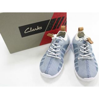 クラークス(Clarks)の【値下げ!】新品・未使用品♪クラークス/Clarks♪14cm スニーカー/シューズ/靴 サックス系×白 スプロントエアロ 希少 子供 キッズ kids  ベビー baby 男の子 春夏 015032(スニーカー)