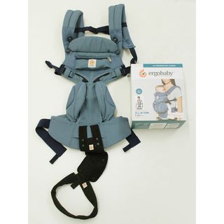 エルゴベビー(Ergobaby)の【値下げ!】▲エルゴベビー/Ergobaby▲ベビーキャリア/抱っこひも/小物 ブルーグレー オムニ360 箱付き 対面抱き 前向き抱き 腰抱き おんぶ【中古】【ネット限定】子供 キッズ kids  ベビー baby 男の子 女の子 春夏秋冬 923032(抱っこひも/おんぶひも)