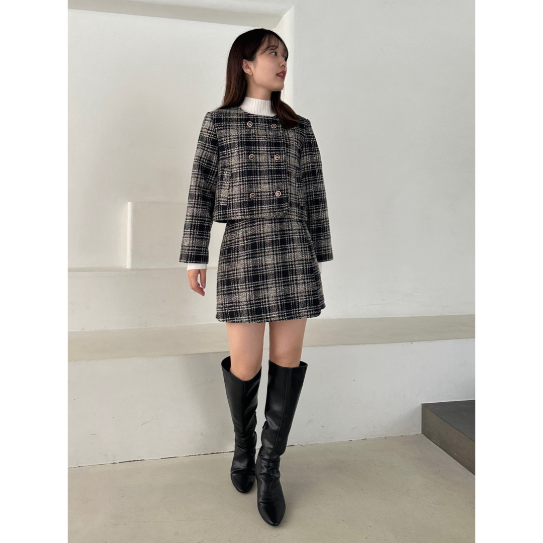 SNIDEL - snidel スナイデル ツイードジャケット 23awの通販 by SNIDEL - snidel スナイデル ツイードジャケット 23awの通販 by