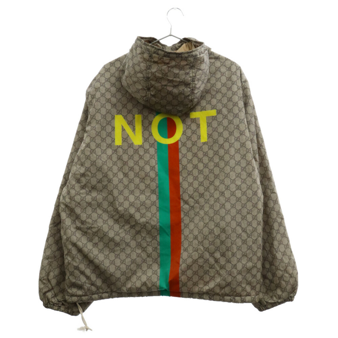 Gucci - GUCCI グッチ 20AW Fake/Not Print GG Nylon Jacket フェイク