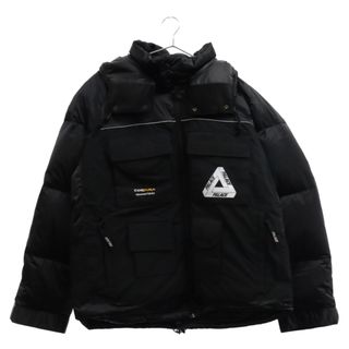 ジュンヤワタナベコムデギャルソン(JUNYA WATANABE COMME des GARCONS)のJUNYA WATANABE COMME des GARCONS ジュンヤワタナベ コムデギャルソン ジュンヤワタナベ コムデギャルソン 23AW×パレス スケートボード W-ネーム カスタマイズ ダウン ジャケット ブラック WL-J905(ダウンジャケット)