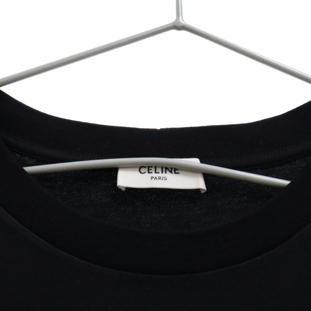 celine(セリーヌ)のCELINE セリーヌ 22AW ルーズフィットロゴプリント半袖Tシャツ 2X681671Q ブラック メンズのトップス(Tシャツ/カットソー(半袖/袖なし))の商品写真