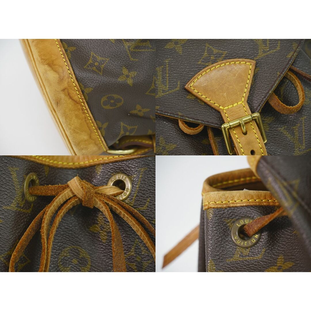 LOUIS VUITTON(ルイヴィトン)の本物 ルイヴィトン LOUIS VUITTON LV モンスリ MM リュックサック バックパック モノグラム ブラウン M51136 Montsouris ビトン バッグ 中古 レディースのバッグ(リュック/バックパック)の商品写真