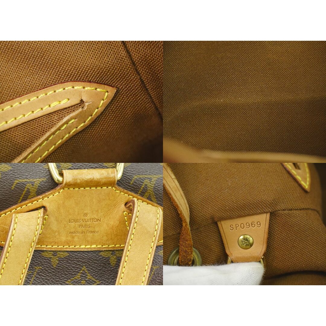 LOUIS VUITTON(ルイヴィトン)の本物 ルイヴィトン LOUIS VUITTON LV モンスリ MM リュックサック バックパック モノグラム ブラウン M51136 Montsouris ビトン バッグ 中古 レディースのバッグ(リュック/バックパック)の商品写真