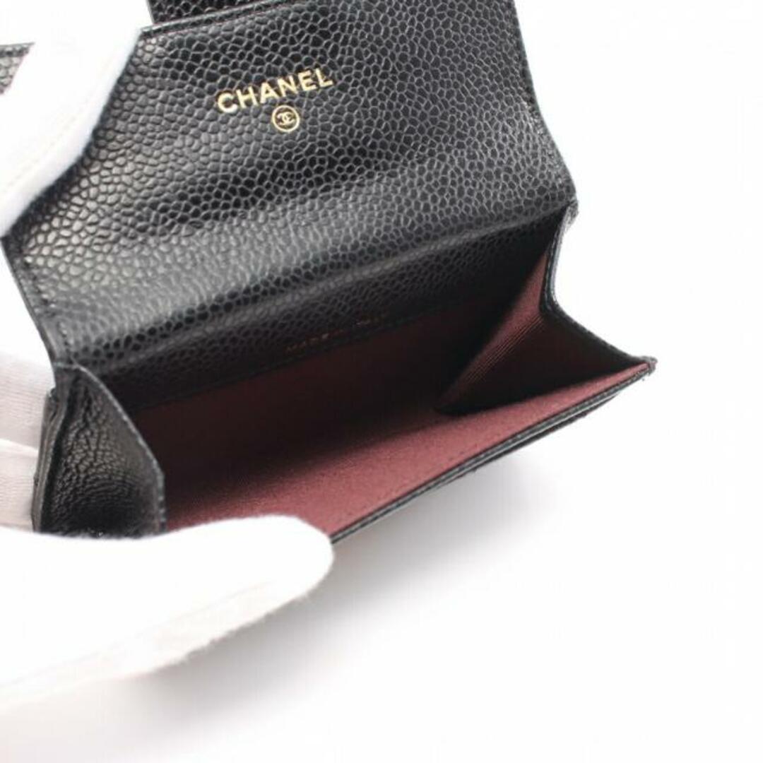 CHANEL(シャネル)のマトラッセ コインケース キャビアスキン ブラック ゴールド金具 レディースのファッション小物(財布)の商品写真