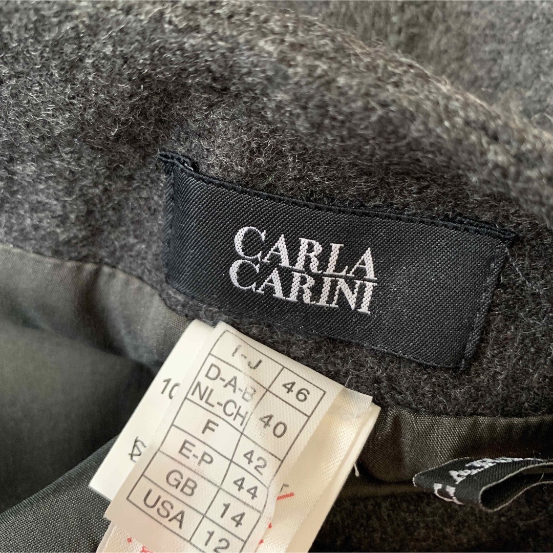 美品　イタリア製　CARLA CARINI スカート スーツ　M Lくらい