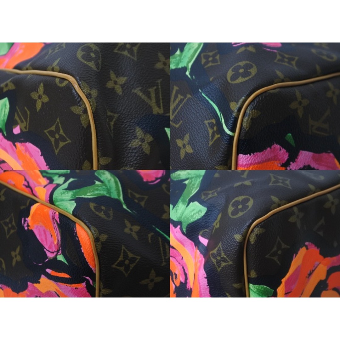 LOUIS VUITTON(ルイヴィトン)のLOUIS VUITTON ルイヴィトン ボストンバッグ M48605 モノグラムローズ キーポル50 ブラウン ゴールド金具 美品 中古 57478 レディースのバッグ(ボストンバッグ)の商品写真