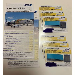 エーエヌエー(ゼンニッポンクウユ)(ANA(全日本空輸))のANA株主優待券 6枚 & グループ優待券2冊(その他)