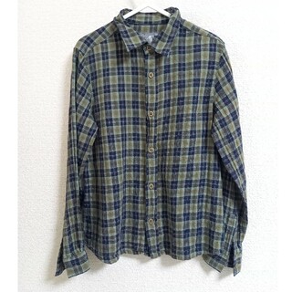 ボンポワン(Bonpoint)のボンポワン　キッズboy サイズ8 ネルシャツ(Tシャツ/カットソー)