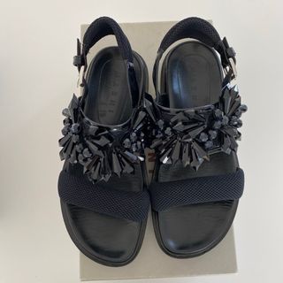 マルニ(Marni)のマルニ  marni フットベット　フスベット　38 レザーサンダル　(サンダル)