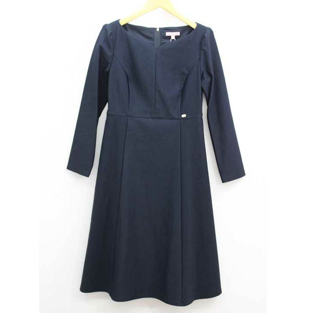 その他【新規値下げ】新品 未使用品▼TOCCA/トッカ▼2022年製/LAURA DRESS/長袖/ミディ丈/ワンピース ブラック/黒 レディース 0 秋冬 409032 onepi