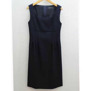 フォクシー(FOXEY)の【値下げ】‡FOXEY BOUTIQUE/フォクシーブティック‡ストレッチダブルフェイスワンピース/34018/膝丈 ネイビー/紺 レディース 38【中古】 春夏秋冬 222032(その他)