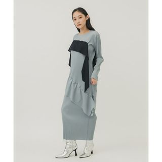 todo wave long sleeve dress(ロングワンピース/マキシワンピース)