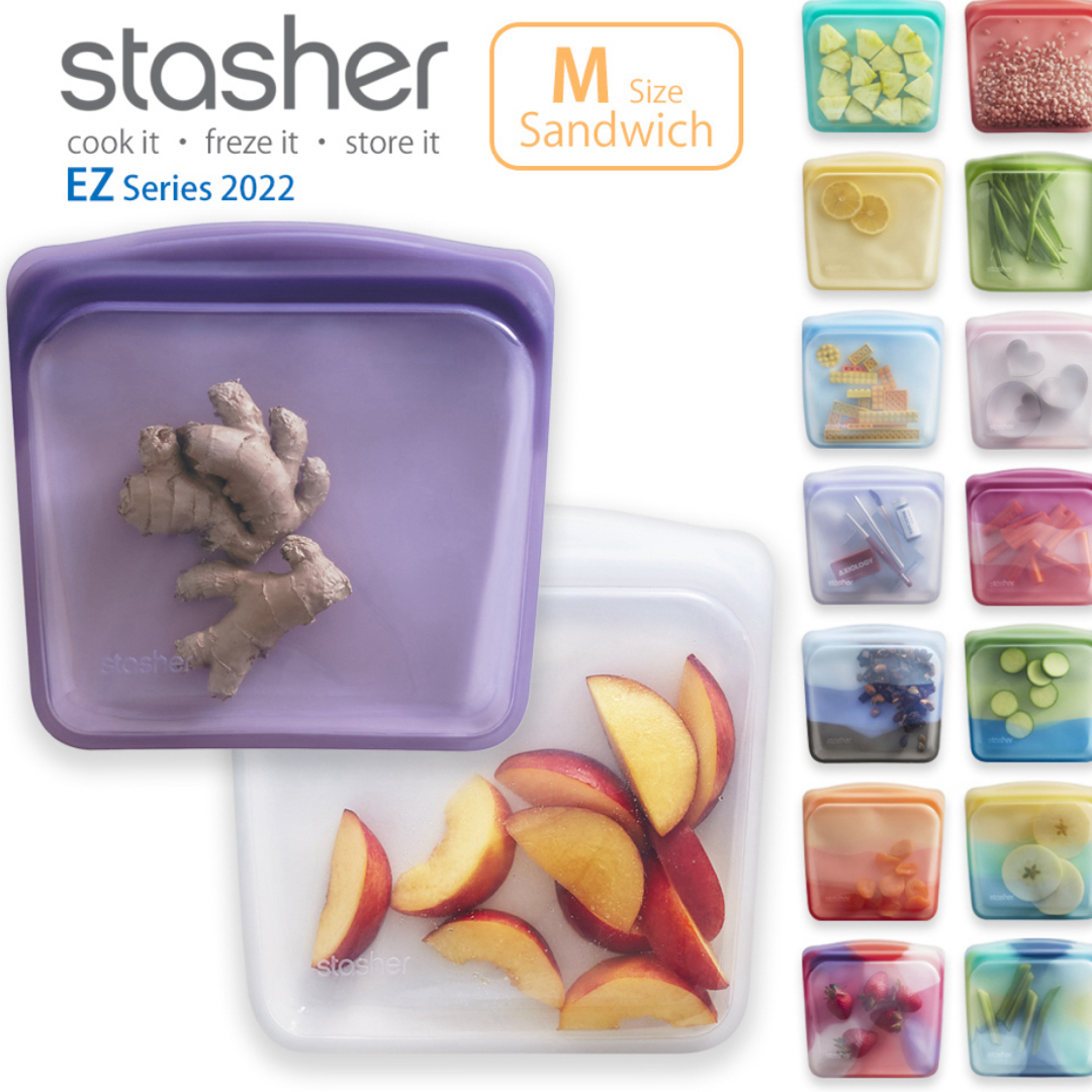 stasher チューブ絞り　セット　離乳食 キッズ/ベビー/マタニティの授乳/お食事用品(離乳食調理器具)の商品写真