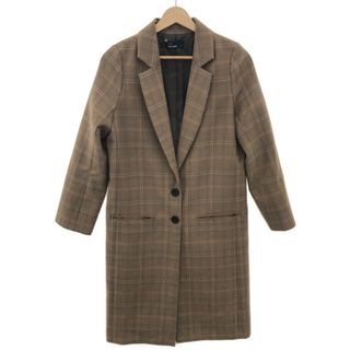 FRED PERRY フレッドペリー CHESTERFIELD COAT グレンチェックチェスターコート ブラウン 8